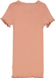 0051f-007-Rib-T-Shirt-Lace-SS-3045-cameo-brown-Extra-1