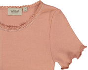 0051f-007-Rib-T-Shirt-Lace-SS-3045-cameo-brown-Extra-2