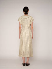 Carmen Says / Sucrée Langkleid mit Blumenmuster