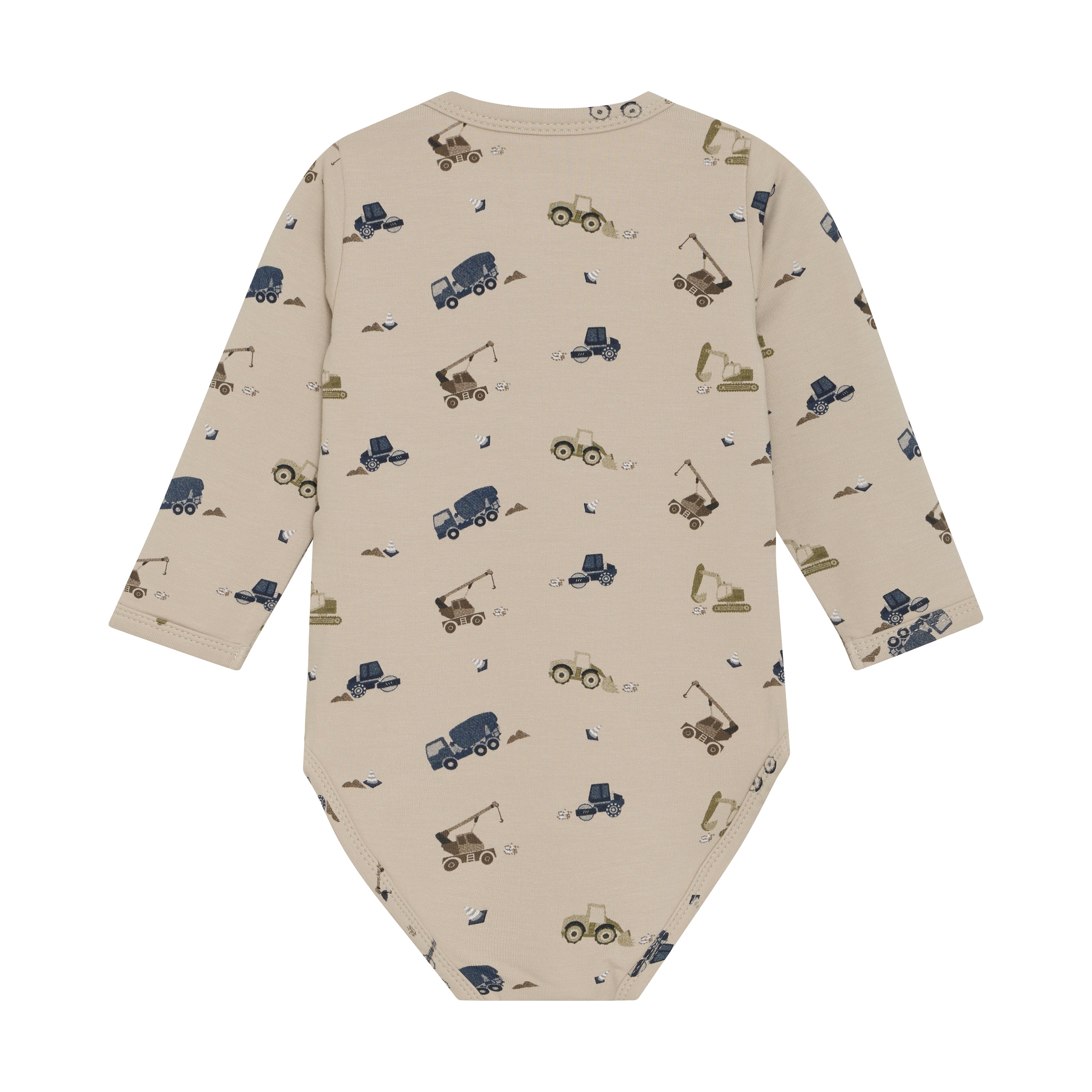 Minymo / Body LS AOP Sweat / Oxford Tan