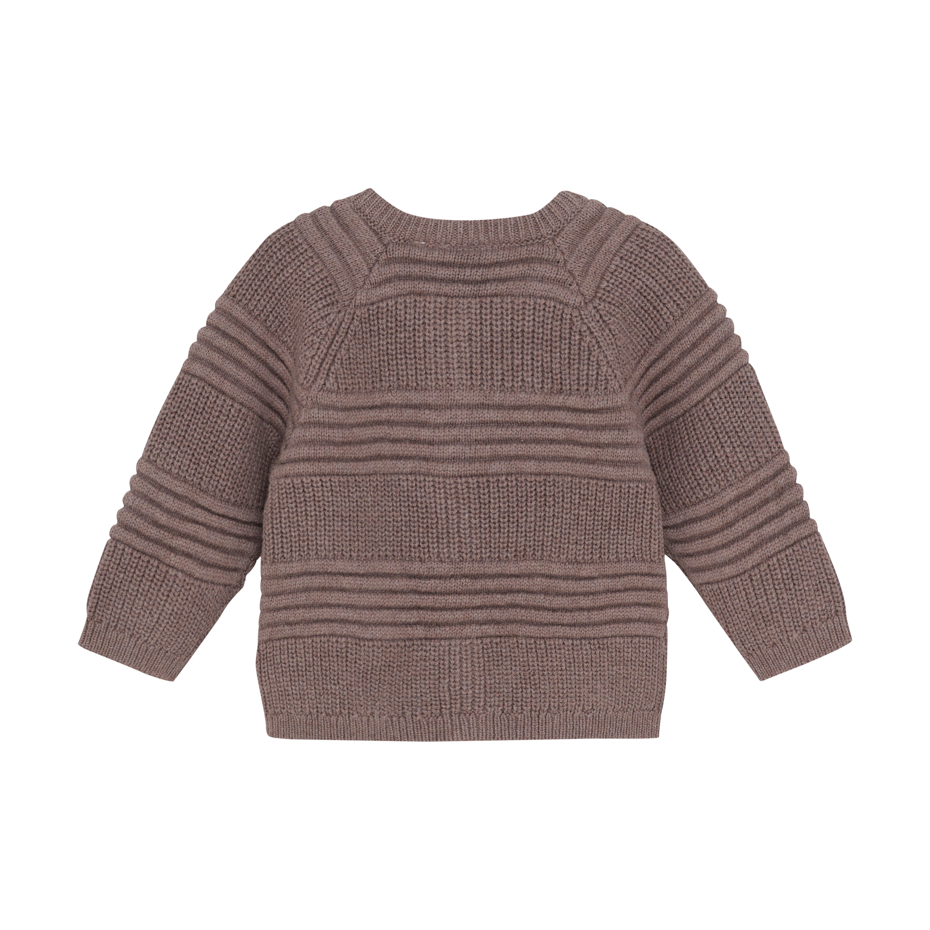 Minymo / Cardigan Knit / Dark Brown Melange