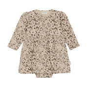 Minymo / Dress LS AOP Sweat / Sand