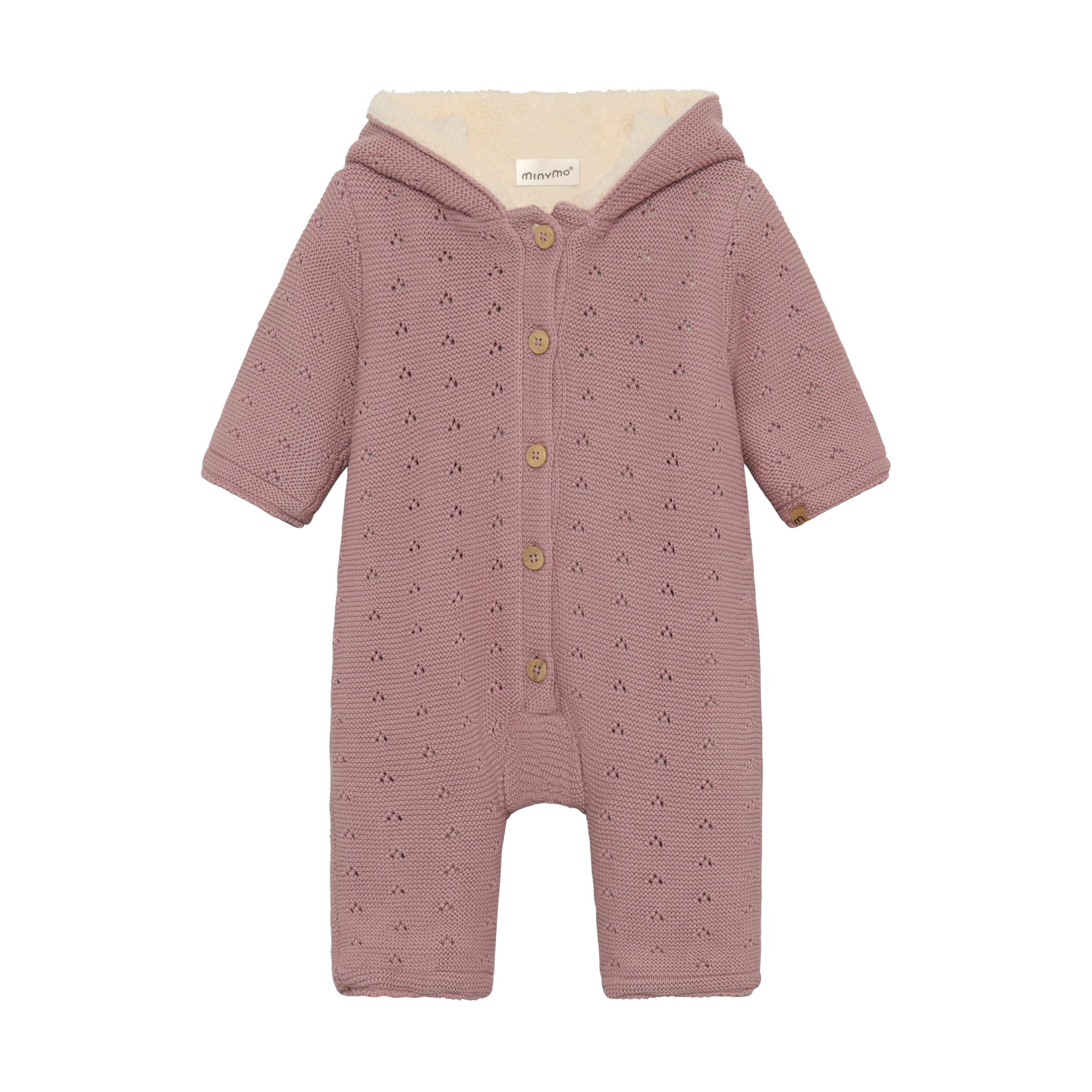Minymo / Suit Knit w. Teddy Lining / Woodrose