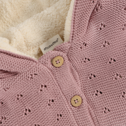 Minymo / Suit Knit w. Teddy Lining / Woodrose