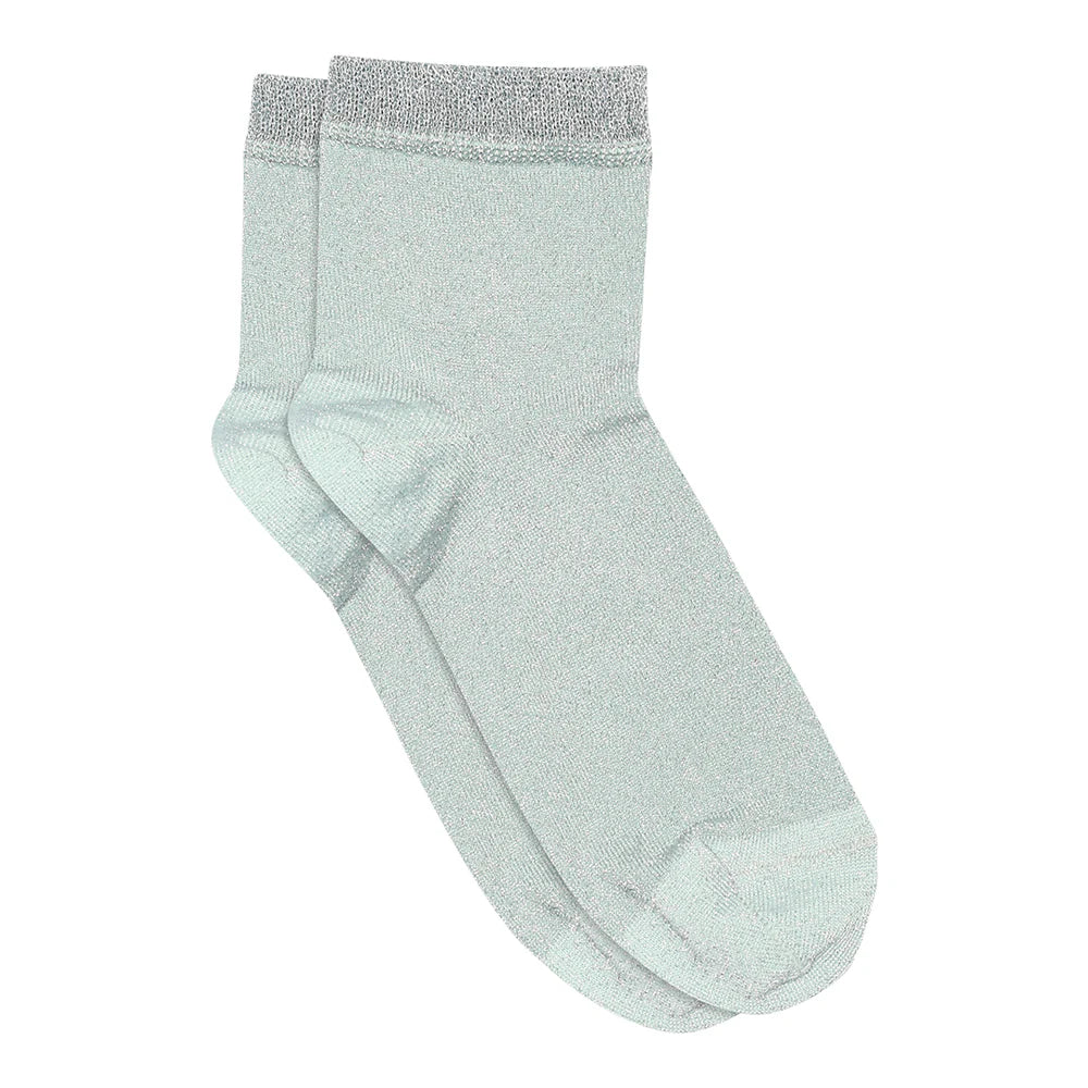 mp Denmark / Pi glitter short socks / Slate Blue