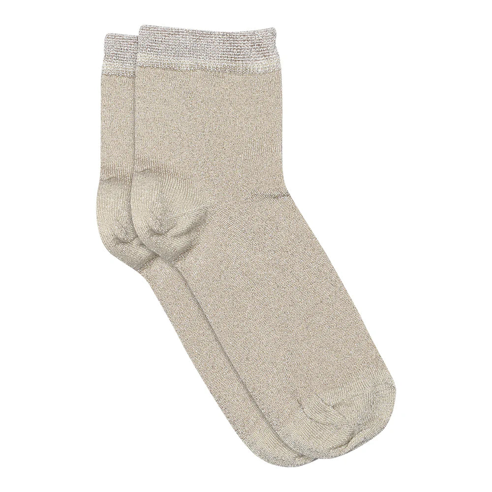 mp Denmark / Pi glitter short socks / Champagne