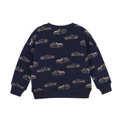 Minymo / Sweat LS AOP / Dark Navy