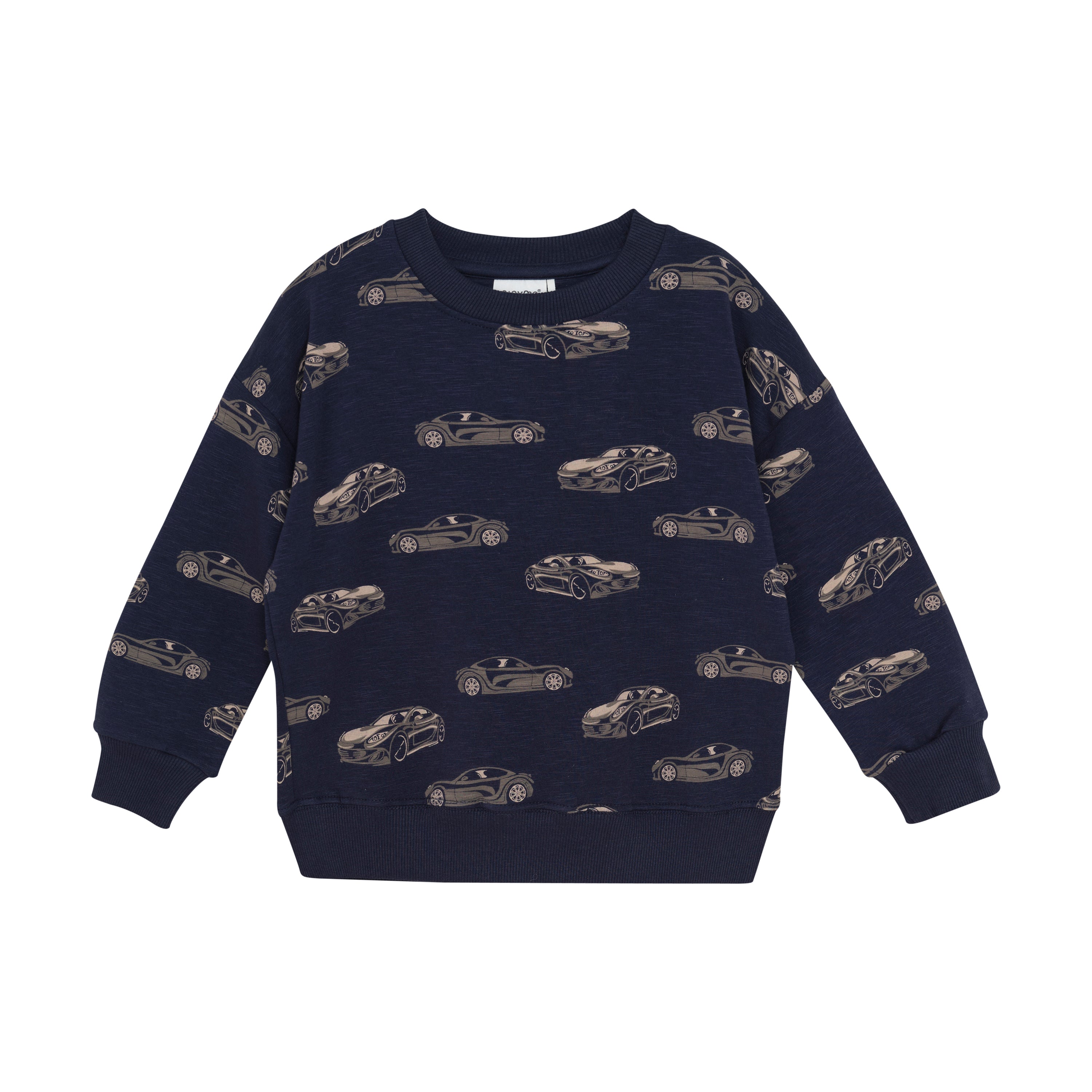 Minymo / Sweat LS AOP / Dark Navy