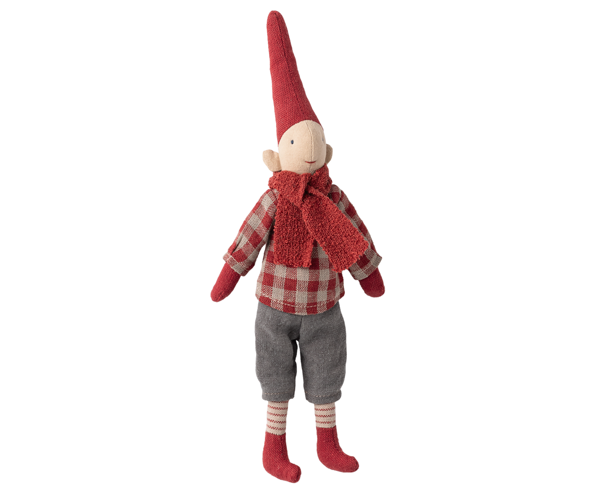 Maileg / Pixy, Größe 1 - Jungen - Rot kariertes Hemd