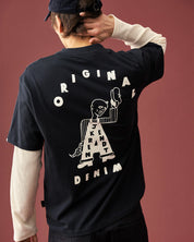 Anerkjendt / AKVILLADS UNDYED S/S TEE / Sky Captain