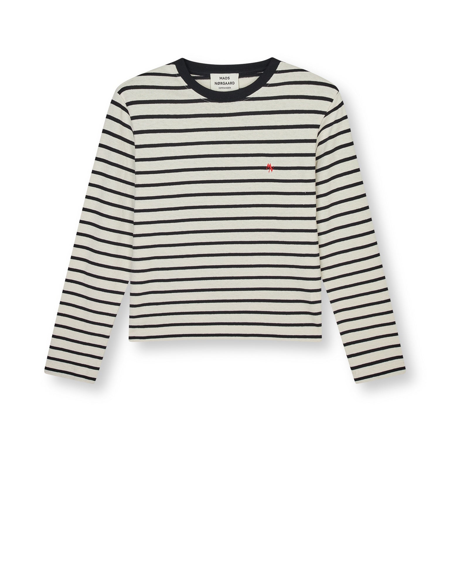 Mads Nørgaard / Pablo Maggie Tee LS / Vanilla Ice/Black