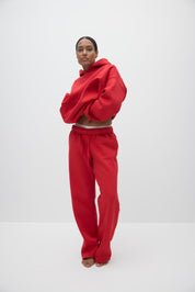 Gina Tricot / Basic straight sweatpants / Hibiscus