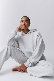 Gina Tricot / Basic straight sweatpants / Lt greymelange