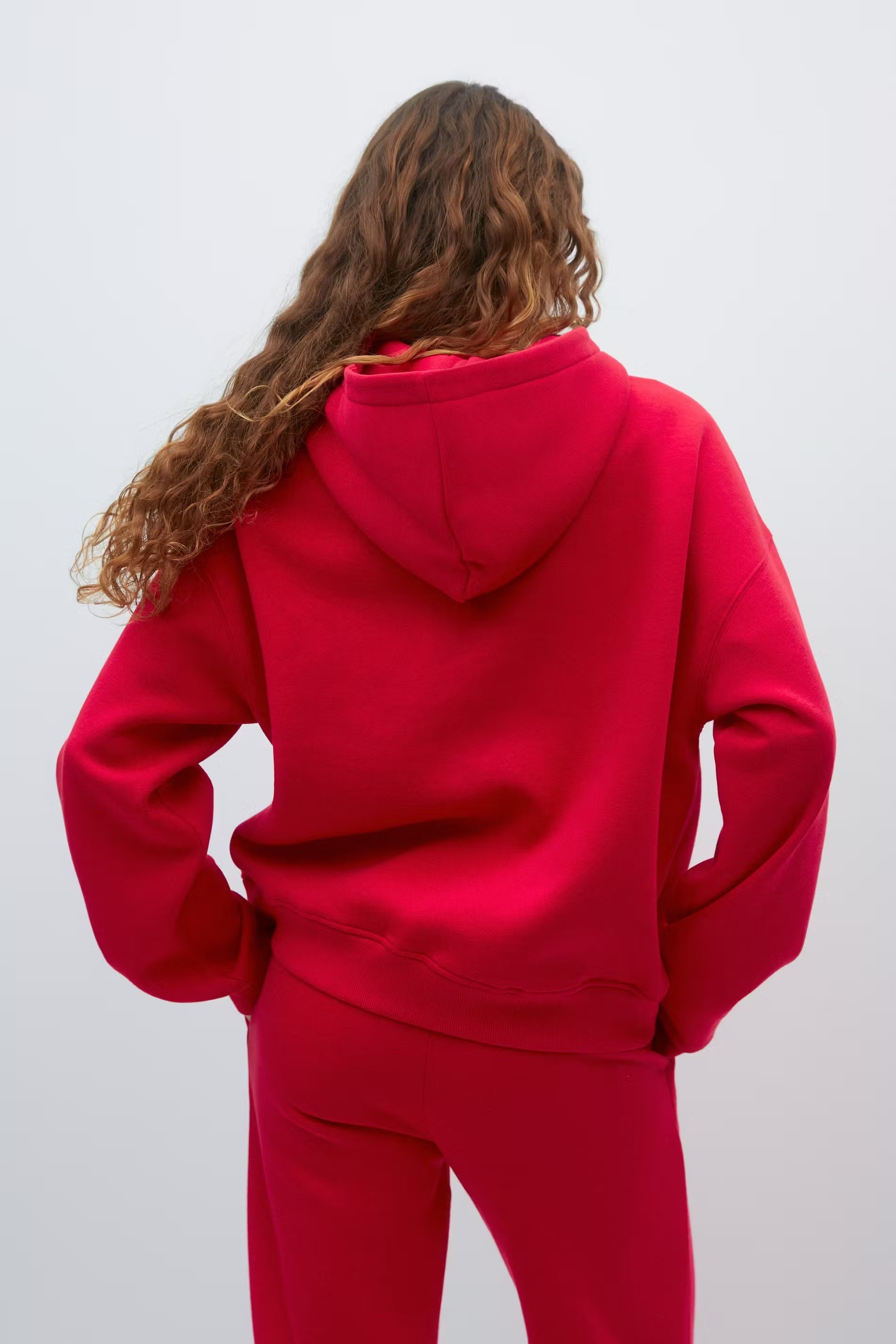 Gina Tricot / Basic original hoodie / Hibiscus