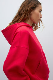 Gina Tricot / Basic original hoodie / Hibiscus