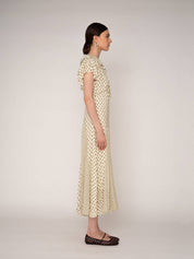 Carmen Says / Sucrée Langkleid mit Blumenmuster