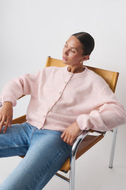 Gina Tricot / Knitted cardigan / Pink lady