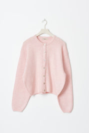 Gina Tricot / Knitted cardigan / Pink lady