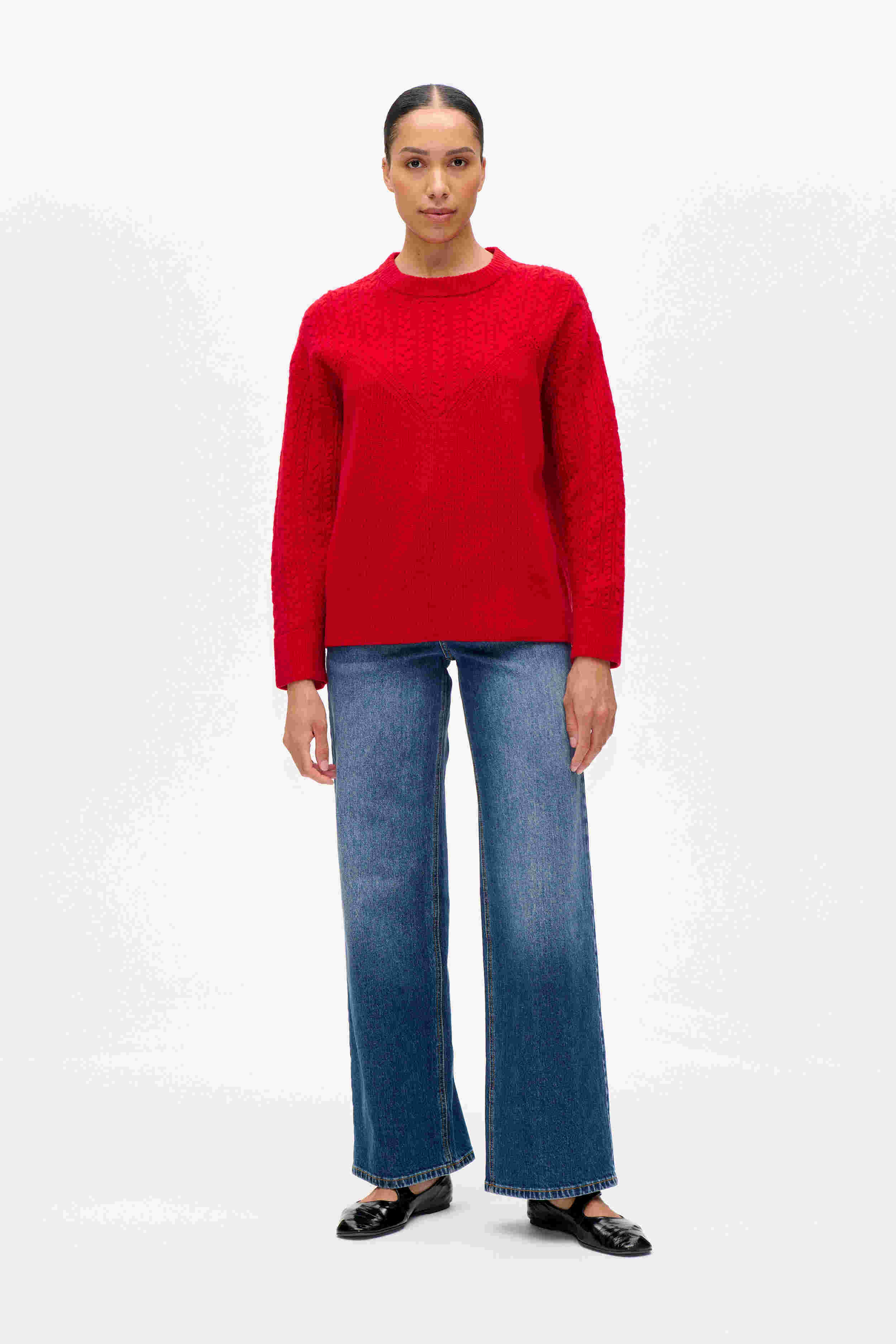 Baum und Pferdgarten / CELESTINE Sweater / Crimson Red
