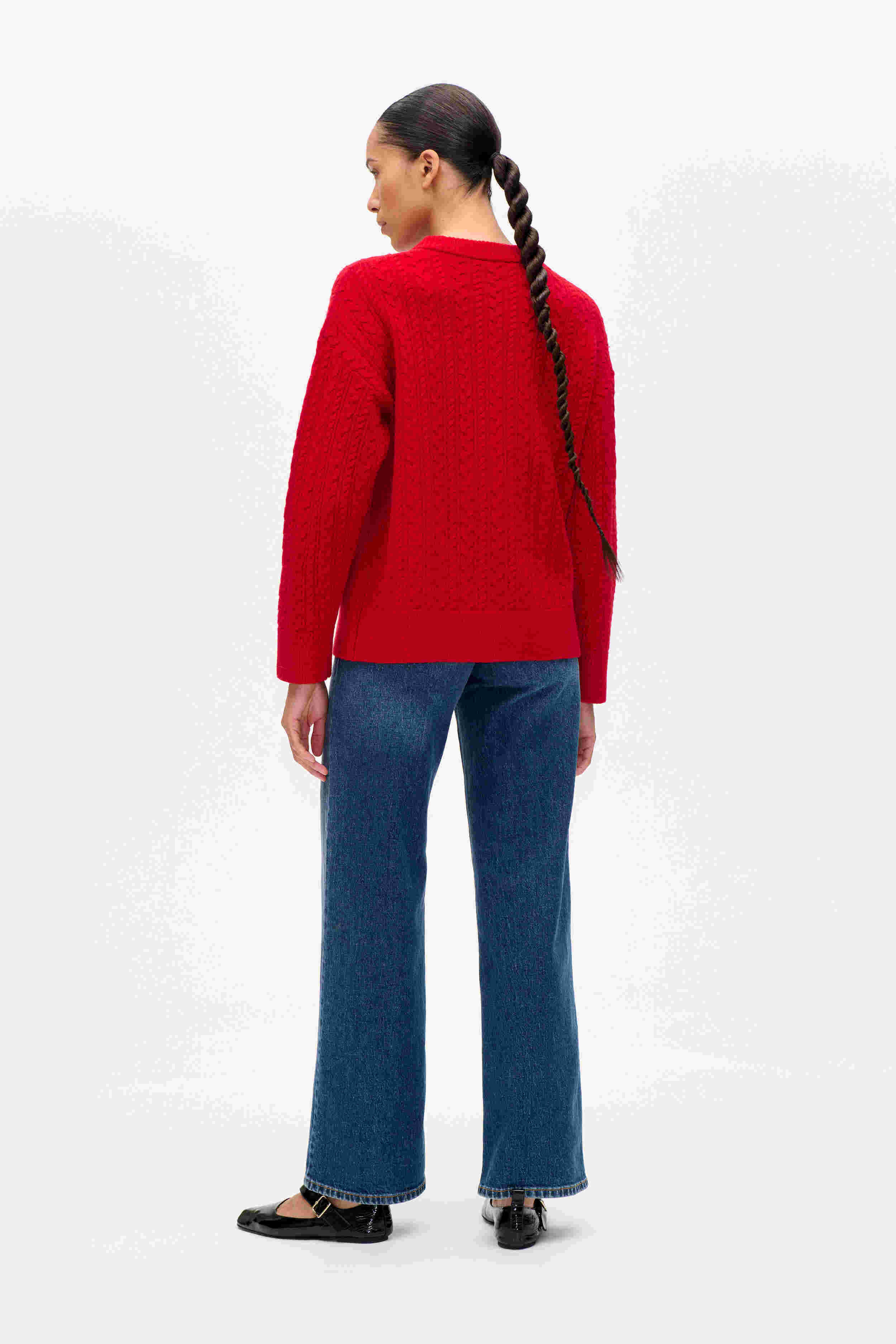 Baum und Pferdgarten / CELESTINE Sweater / Crimson Red