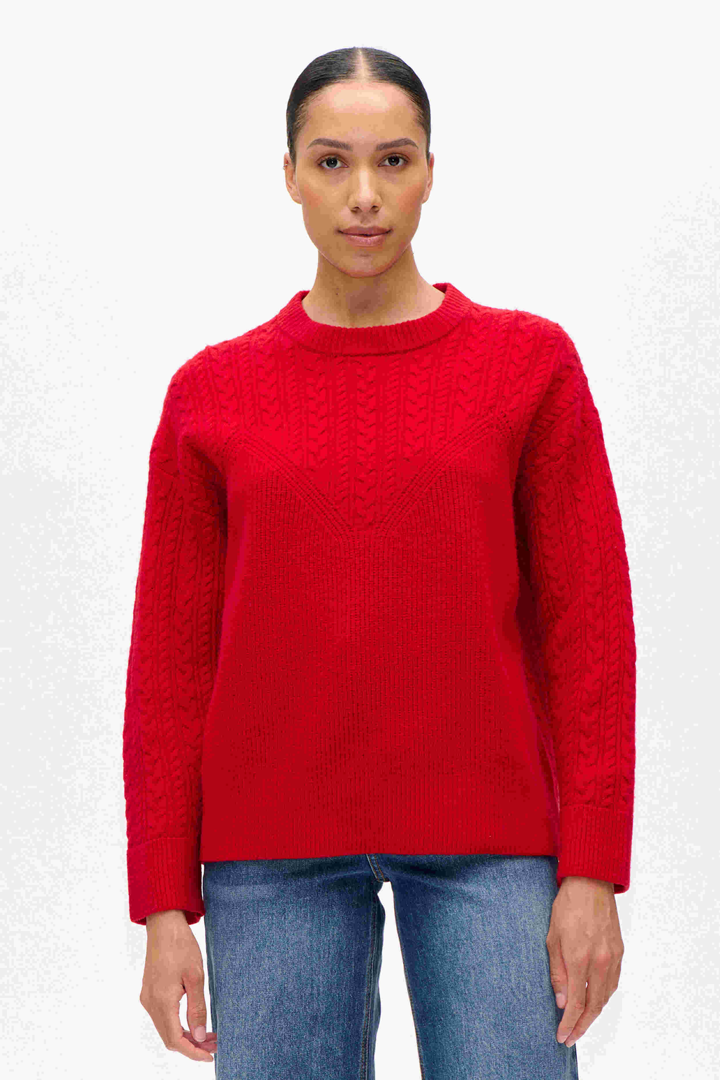 Baum und Pferdgarten / CELESTINE Sweater / Crimson Red