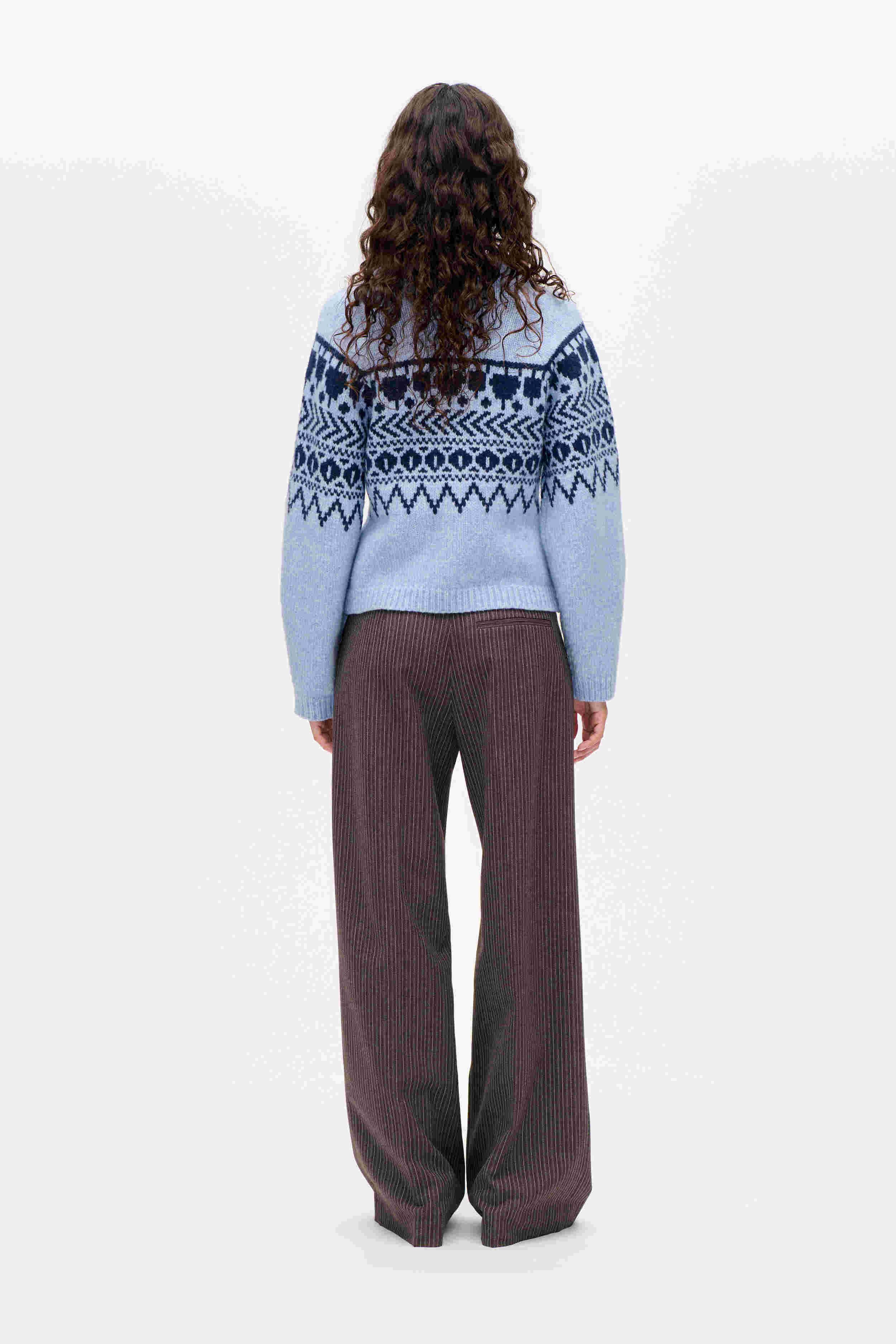 Baum und Pferdgarten / COLIN Cardigan / Blue Fair Isle