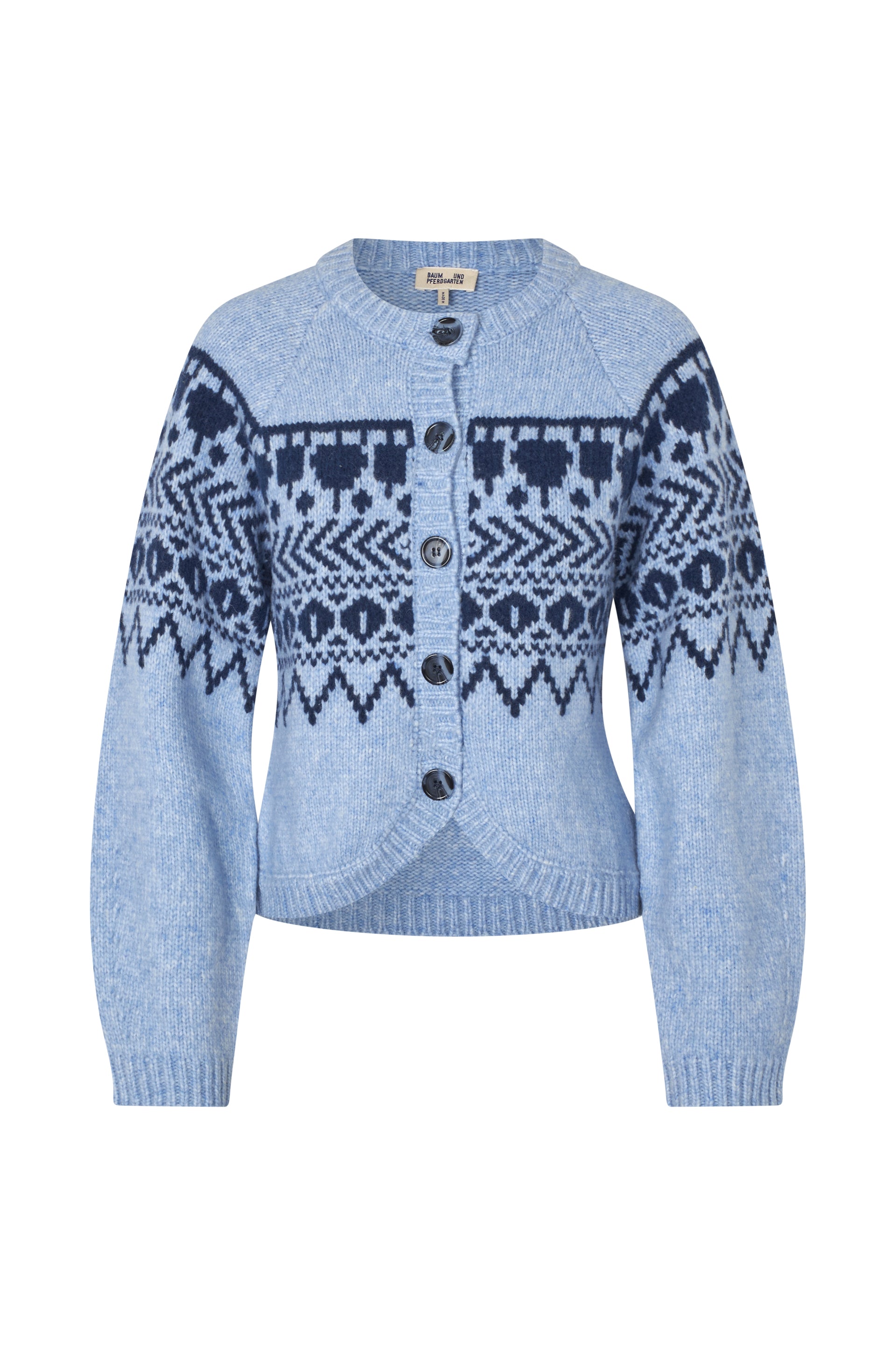 Baum und Pferdgarten / COLIN Cardigan / Blue Fair Isle