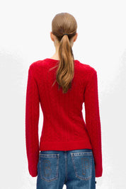 Baum und Pferdgarten / CLARAH Cardigan / Crimson Red