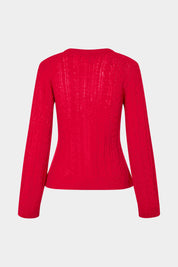 Baum und Pferdgarten / CLARAH Cardigan / Crimson Red