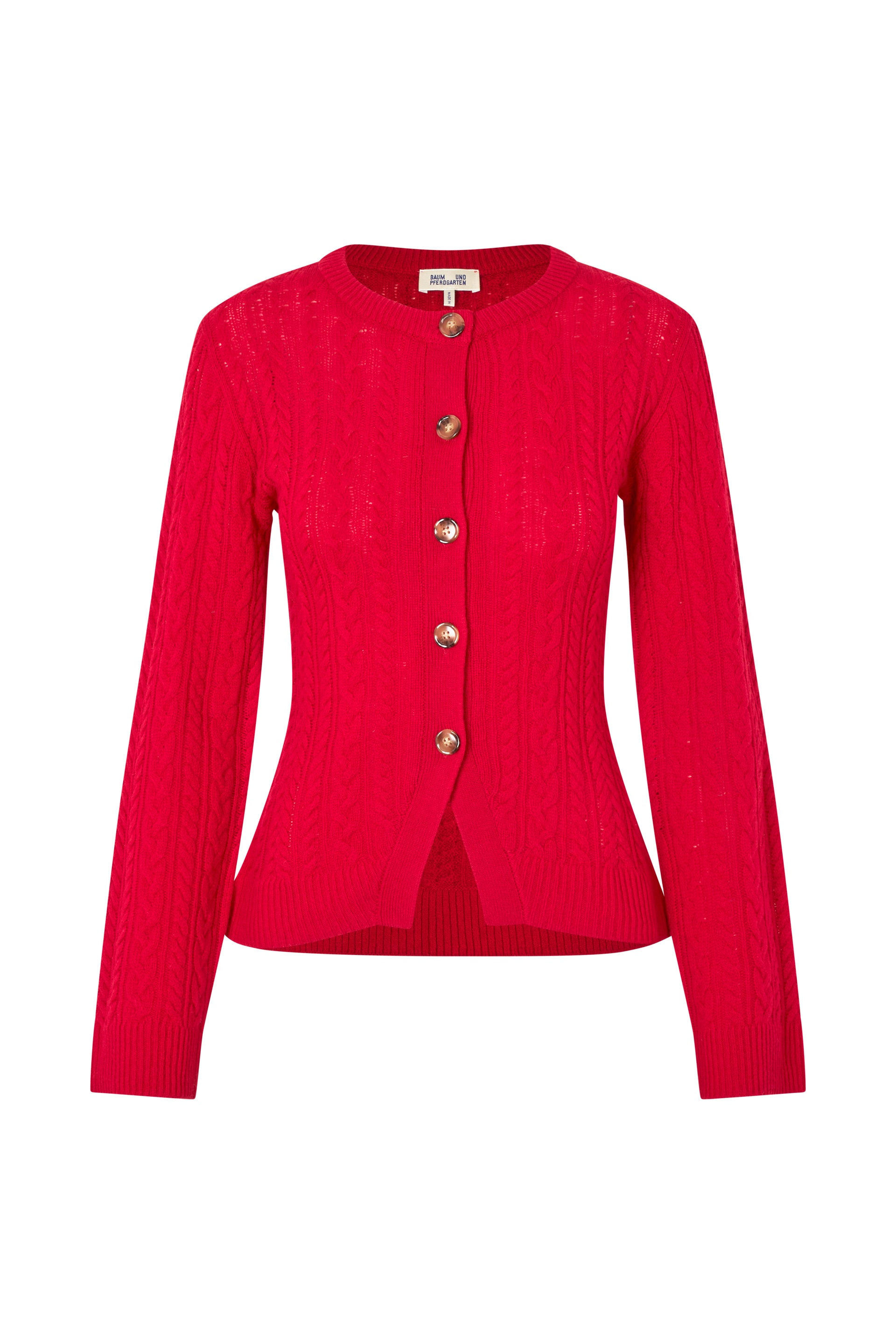 Baum und Pferdgarten / CLARAH Cardigan / Crimson Red