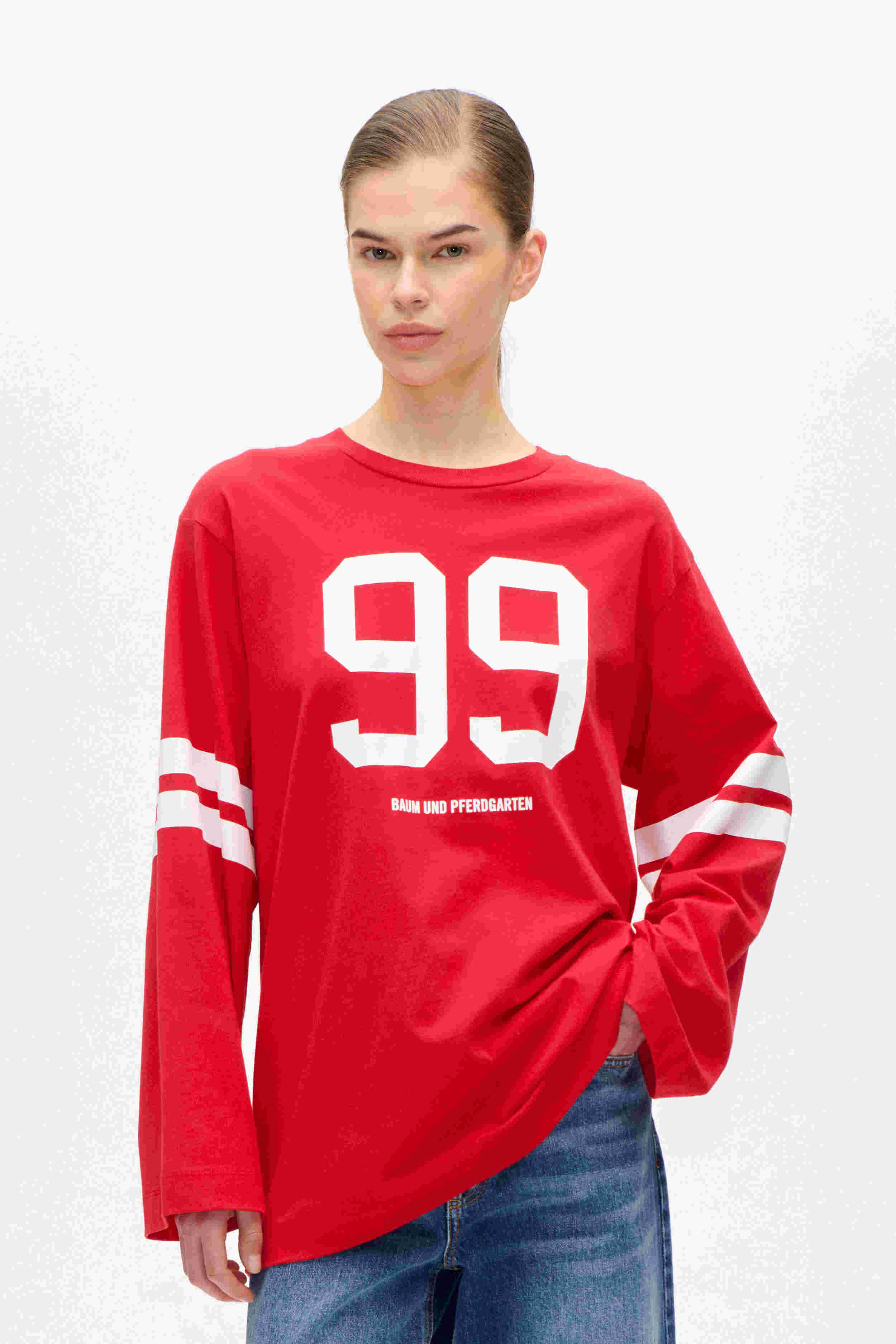 Baum und Pferdgarten / JEEVANA Top / Crimson Red 99