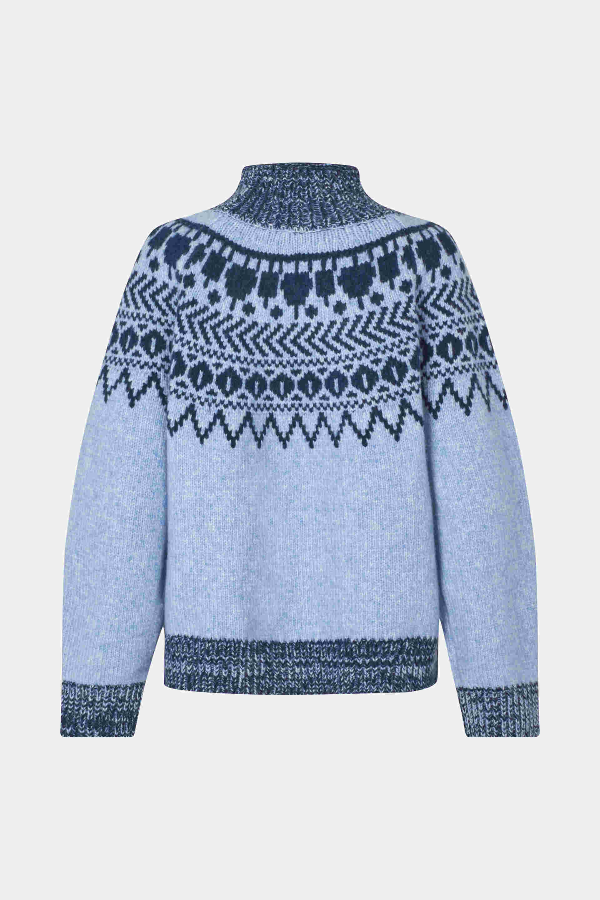 Baum und Pferdgarten / CIANA Sweater / Blue Fair Isle