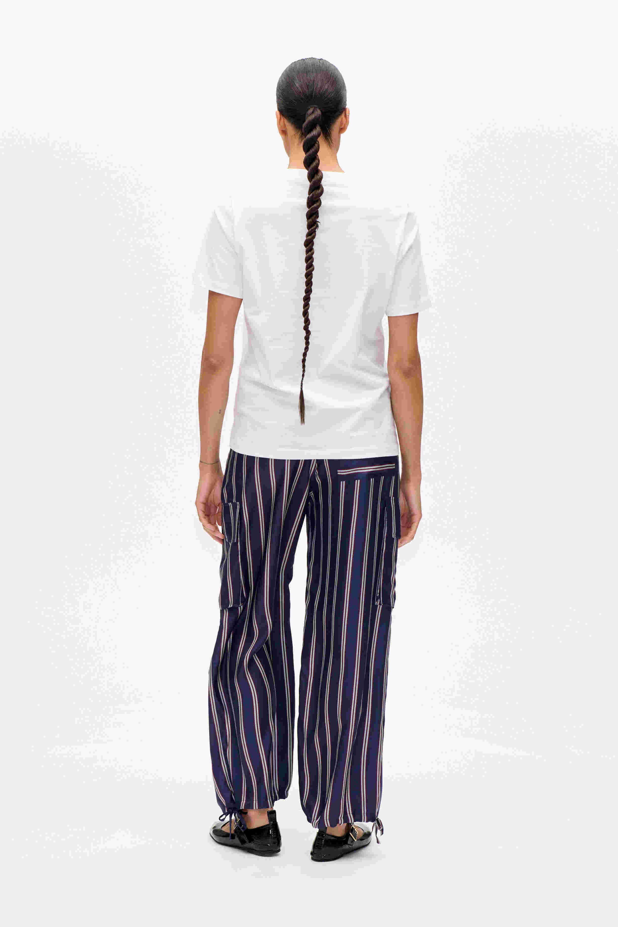 Baum und Pferdgarten / JAWI T-Shirt / Bright White