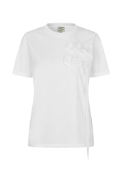 Baum und Pferdgarten / JAWI T-Shirt / Bright White