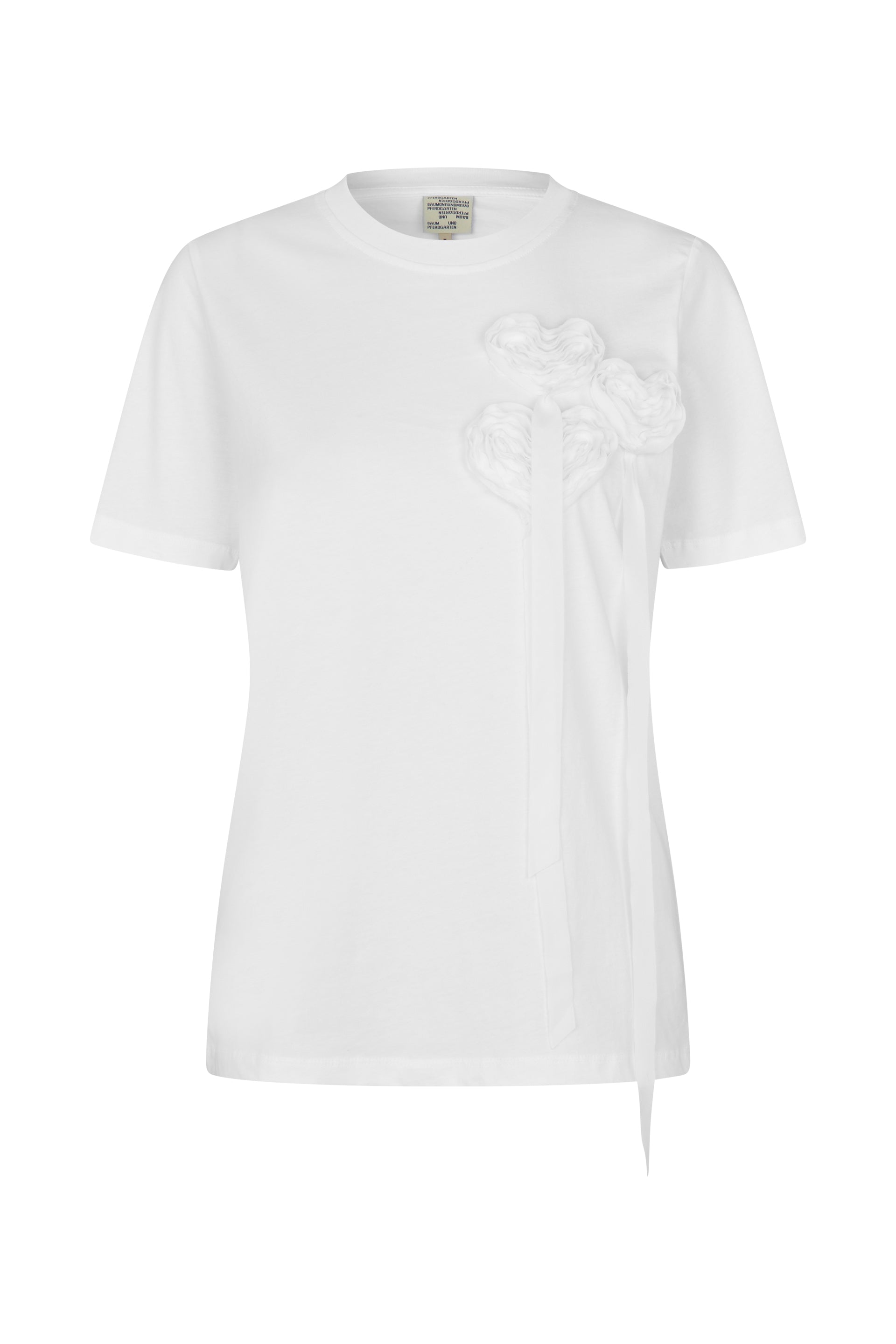 Baum und Pferdgarten / JAWI T-Shirt / Bright White