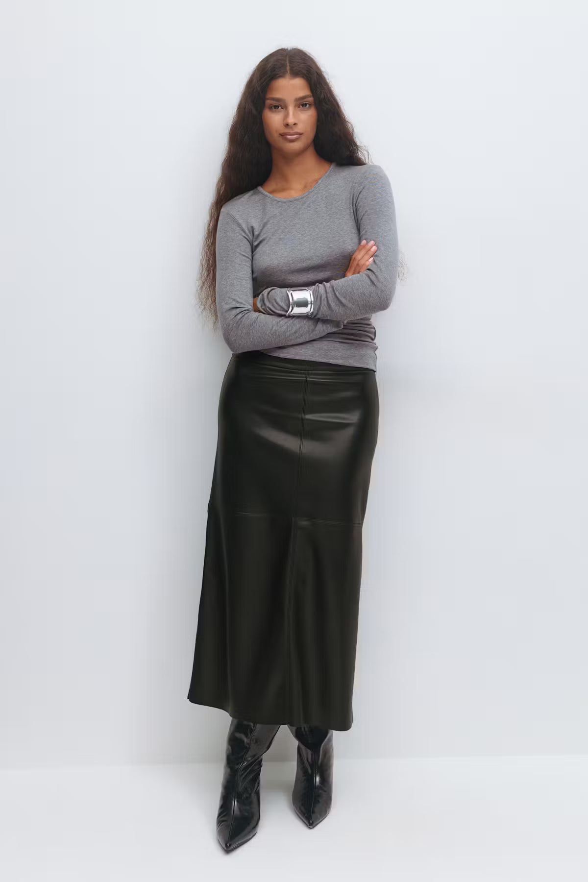 Gina Tricot / Pu skirt / Black