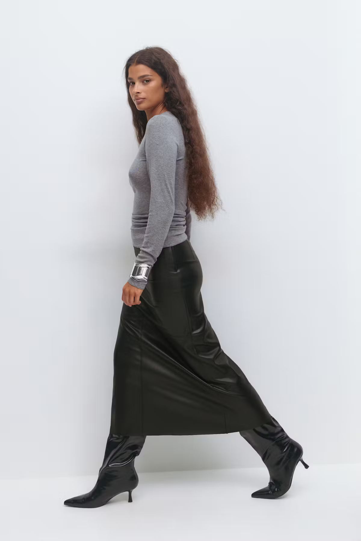 Gina Tricot / Pu skirt / Black