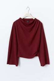 Gina Tricot / Drapy top / Pomegranate