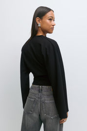 Gina Tricot / Drapy top / Black