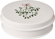 Ib Laursen / Dose m/3 Herz-Keksausstechern, Mistelzweig auf Deckel