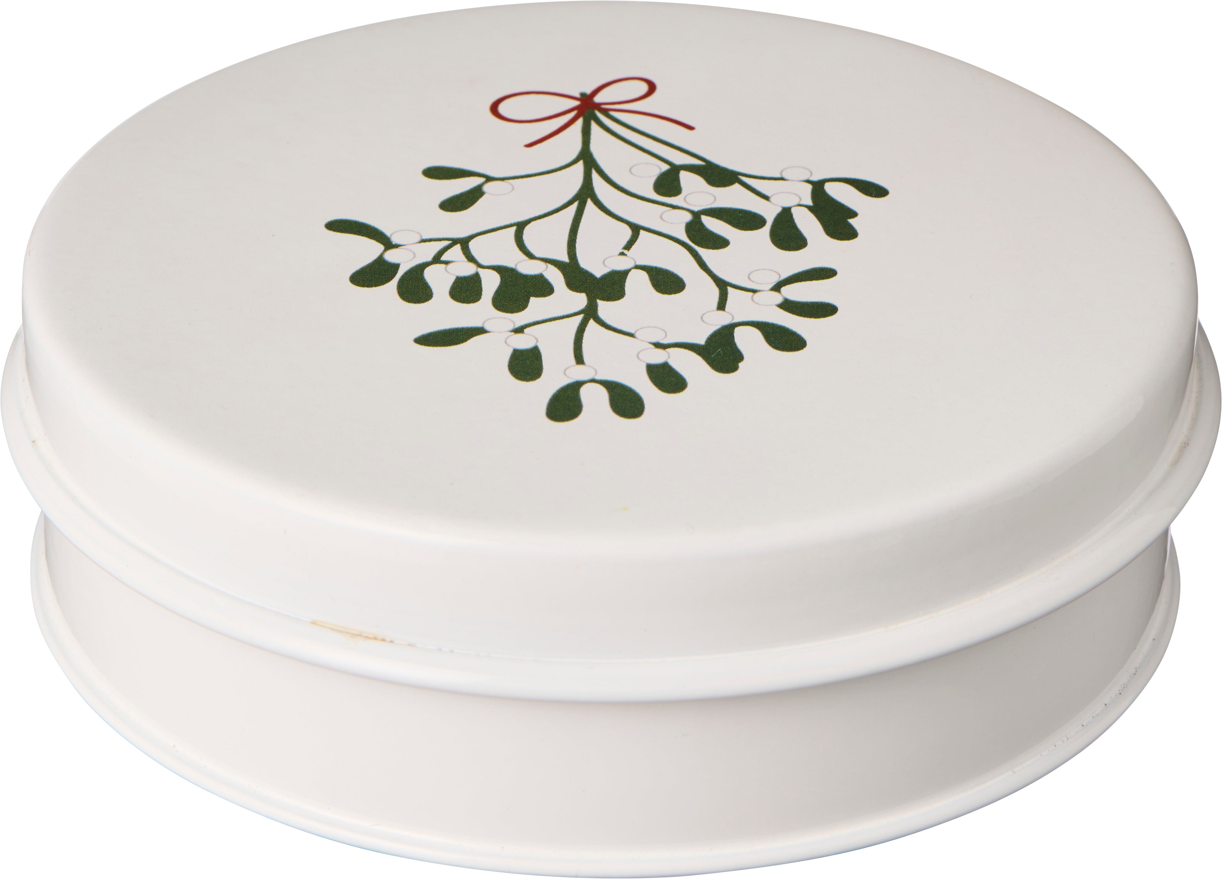 Ib Laursen / Dose m/3 Herz-Keksausstechern, Mistelzweig auf Deckel