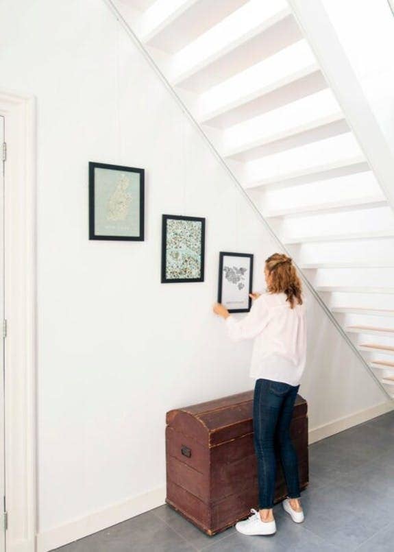 Bayreuth - Gerahmter Stadtplan - Poster: B2 - Gerahmt