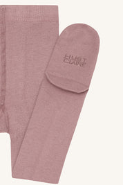 Hust&Claire / HCFoxie Stockings Wool blend Stockings / Adobe Rose