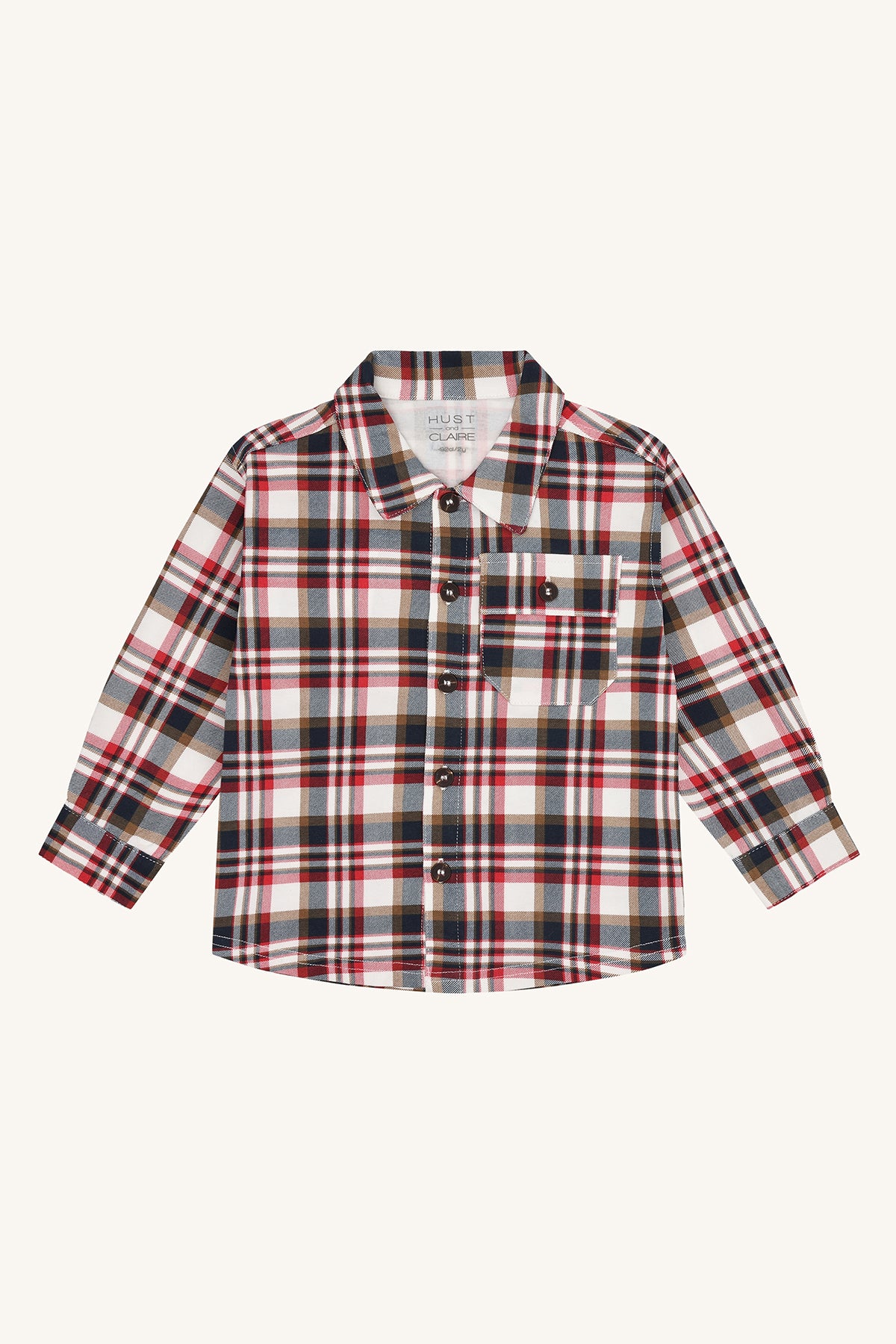 Hust & Claire / HCRavn Fall Check / Warm red