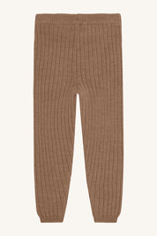 Hust&Claire / HCLui Wool Rib Pants / Coca Mocha