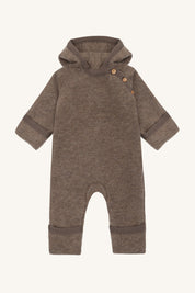 Hust&Claire / HCMevi Hood Wool Fleece / Deer Melange