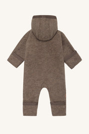 Hust&Claire / HCMevi Hood Wool Fleece / Deer Melange