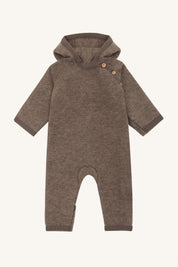 Hust&Claire / HCMevi Hood Wool Fleece / Deer Melange