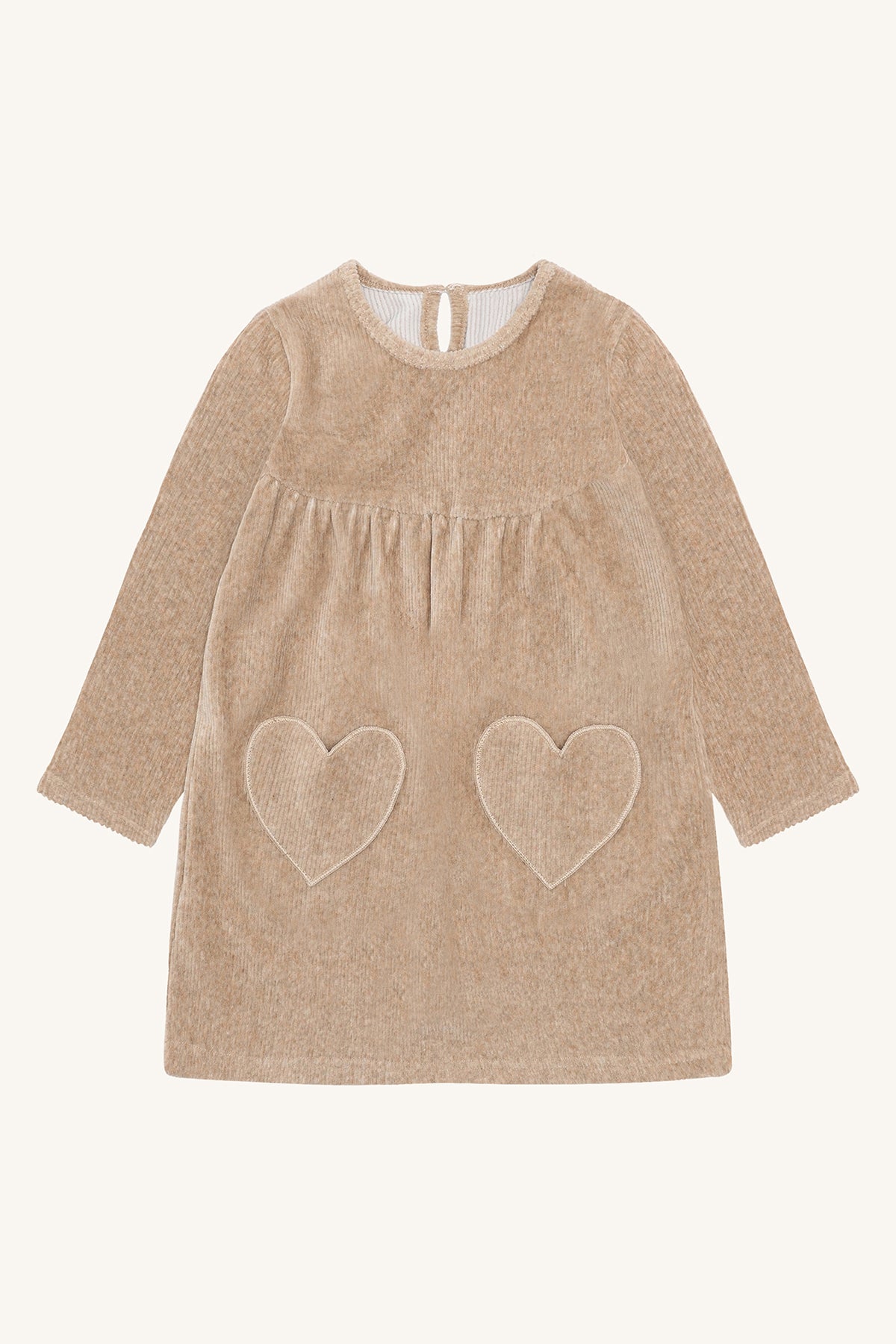Hust&Claire / HCDonna  Ottoman velour - solid / Biscuit