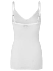 Rosemunde / Belle Silk Strap Top / New White